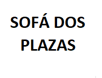 SOFÁ DOS PLAZAS